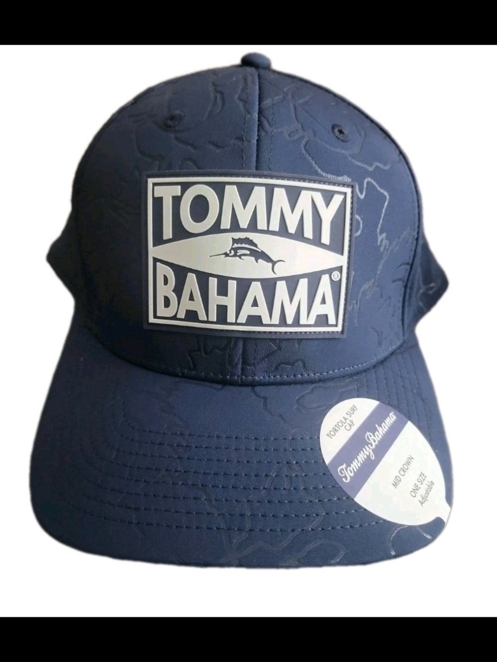 Tommy Bahama Hat  | Strap Back  Blue | Marlin Fish | Casual Mens (New)